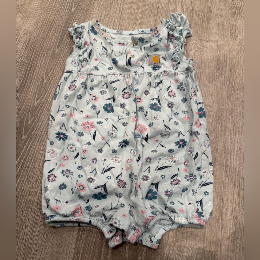Carhartt Floral Baby Romper